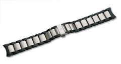 Alpnach - Stainless Steel/Black PVD Bracelet with Clasp