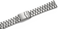 Metal bracelet with clasp