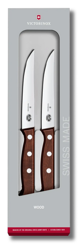 Wood Steak Knife Set, 2 pieces, 5 in