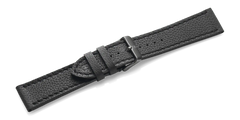 Black leather strap with buckle