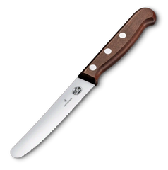 Wood Tomato and Table Knife, 4 in