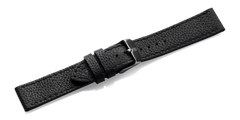 Black leather strap with buckle