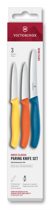 Swiss Classic Paring Knife Set, 3 Pieces, 4 in