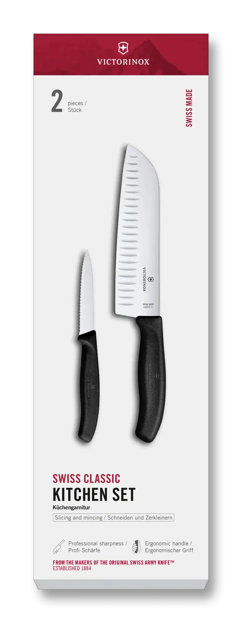 Swiss Classic Kitchen Set, 2 Pieces, 7 in