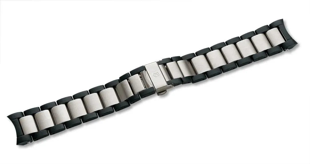 Alpnach - Stainless Steel/Black PVD Bracelet with Clasp