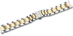 Metal bracelet with clasp