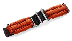 Orange paracord strap with buckle
