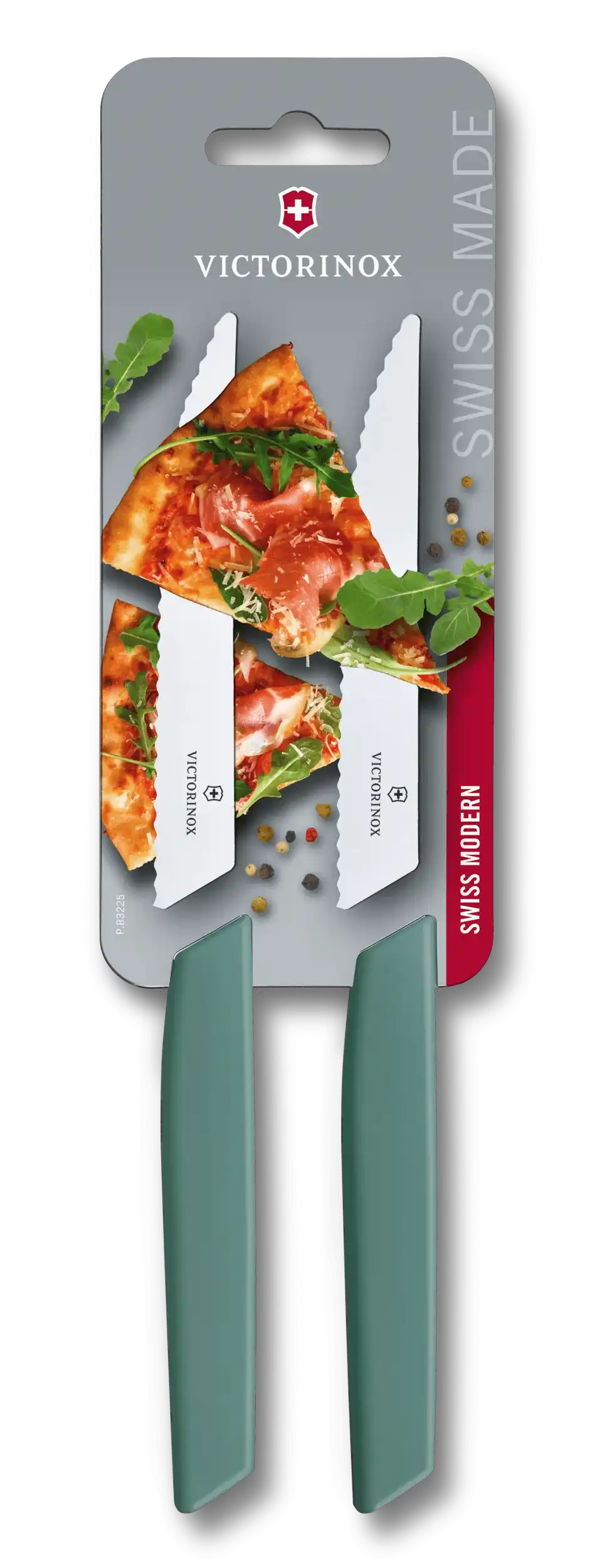 Swiss Modern Steak Knife Set, 2 pieces, 5 in