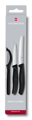 Swiss Classic Paring Knife Set with Peeler, 3 Pieces