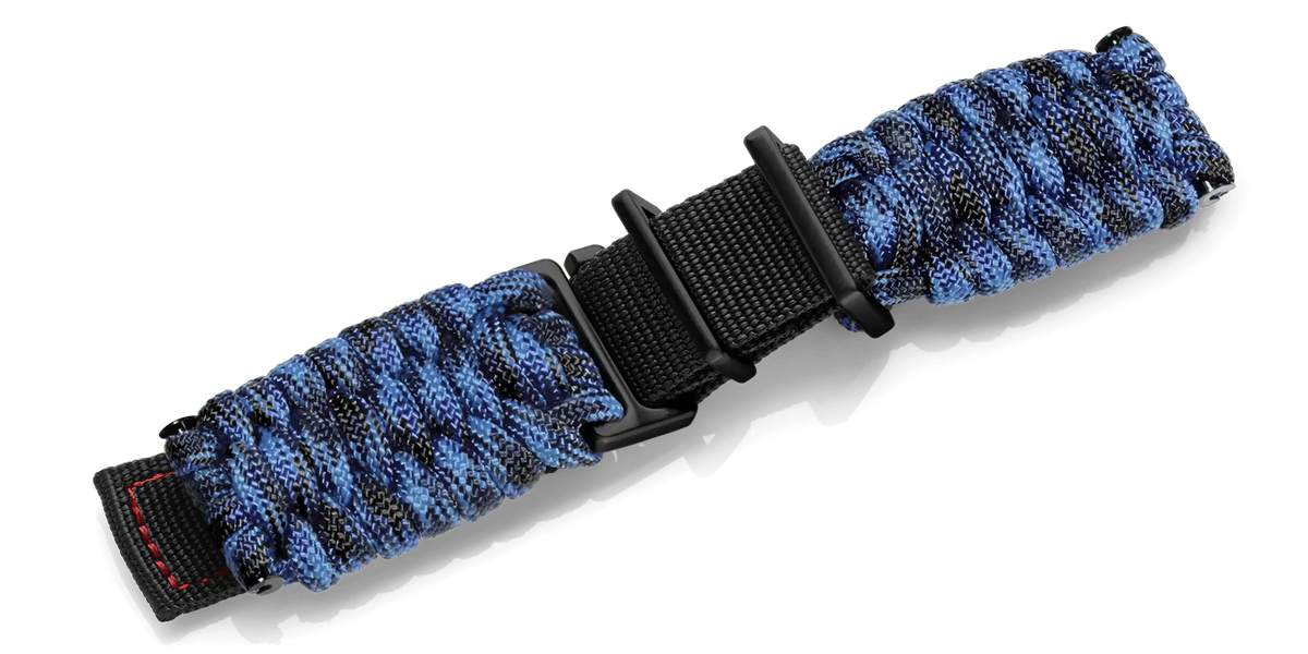 Blue Camo paracord  with buckle