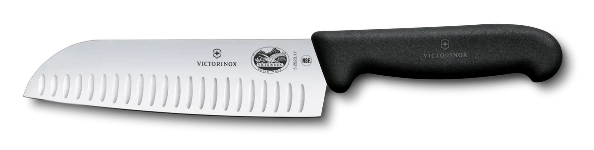 Fibrox® Santoku Knife Granton Blade, 7 in