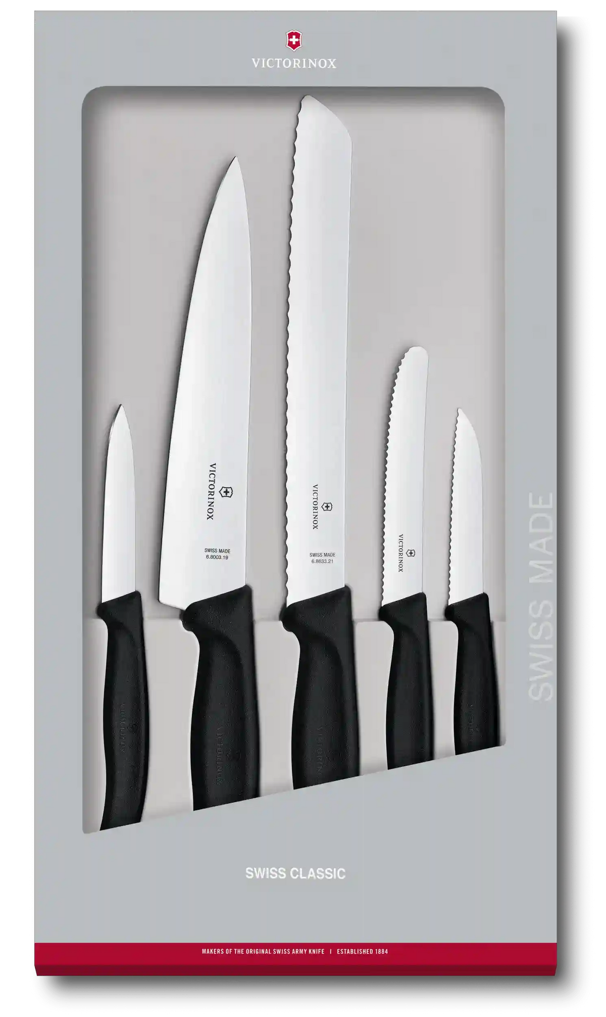 Swiss Classic Kitchen Set, 5 Pieces, 8 in