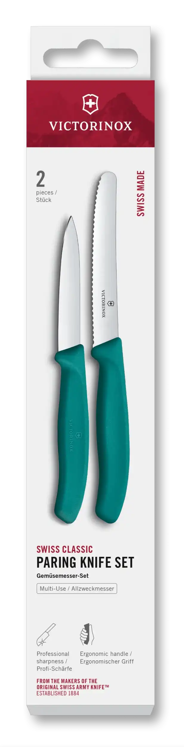 Swiss Classic Paring Knife Set, 2 Pieces, 4 in