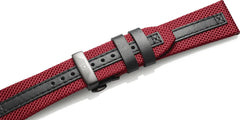 Fabric strap with buckle
